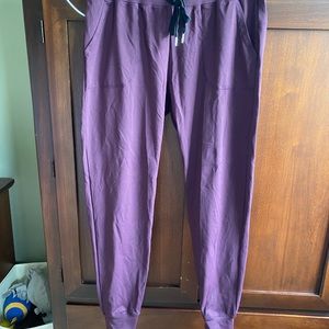 Zyia Sz large maroon colored joggers like new